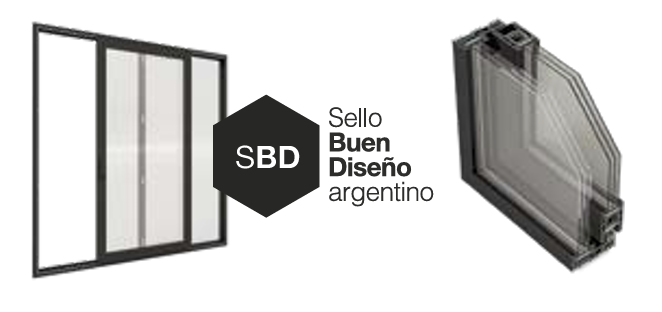 ventana de PVC línea evolution